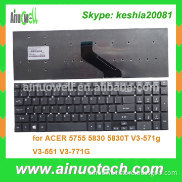 UK Laptop Keyboard for ACER 5755 5830 5830T V3-571g V3-551 V3-771G US Keyboards Wholesale Price